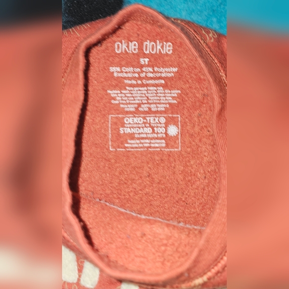 Toddler Okie Dokie Fleece Sweatshirt Applique - Picture 4 of 5